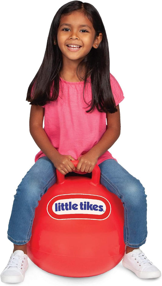 Little Tikes Bouncing Fun! Red Hopper 9301A - Mega 18" Inflatable Heavy Gauge Durable Vinyl Ball - Deflates Easily for Storage - Exercise Learning Fun? YES - Use that Energy! for Kids Ages 4-8