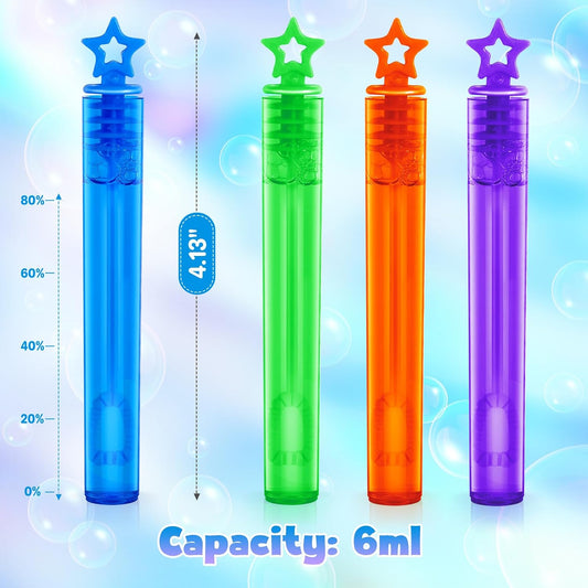 SpringFlower 36 Pcs Mini Bubble Wands for Party Favors & Classroom Prizes