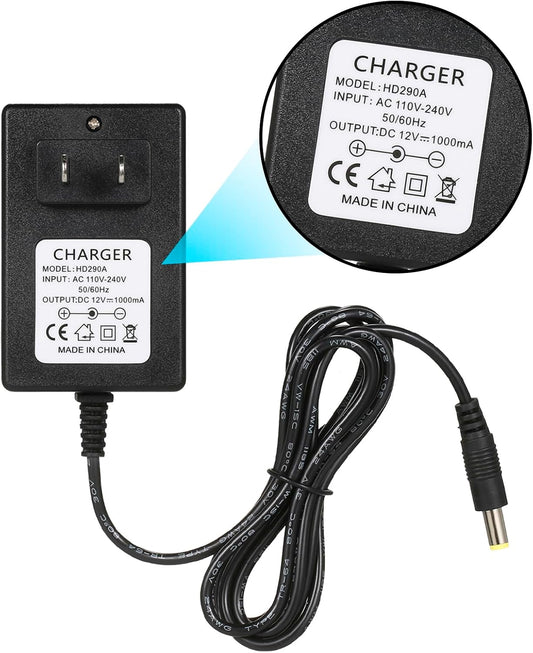 12V Kids Charger for Ride On Car, 12V Various Electric Ride-on Toys Car Battery Charger,12 V Universal Kids Riding Toy Chargers