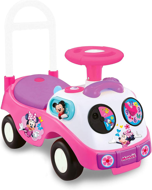 Kiddieland Disney Minnie Mouse My First Activity Ride-On, Toddler Push Car
