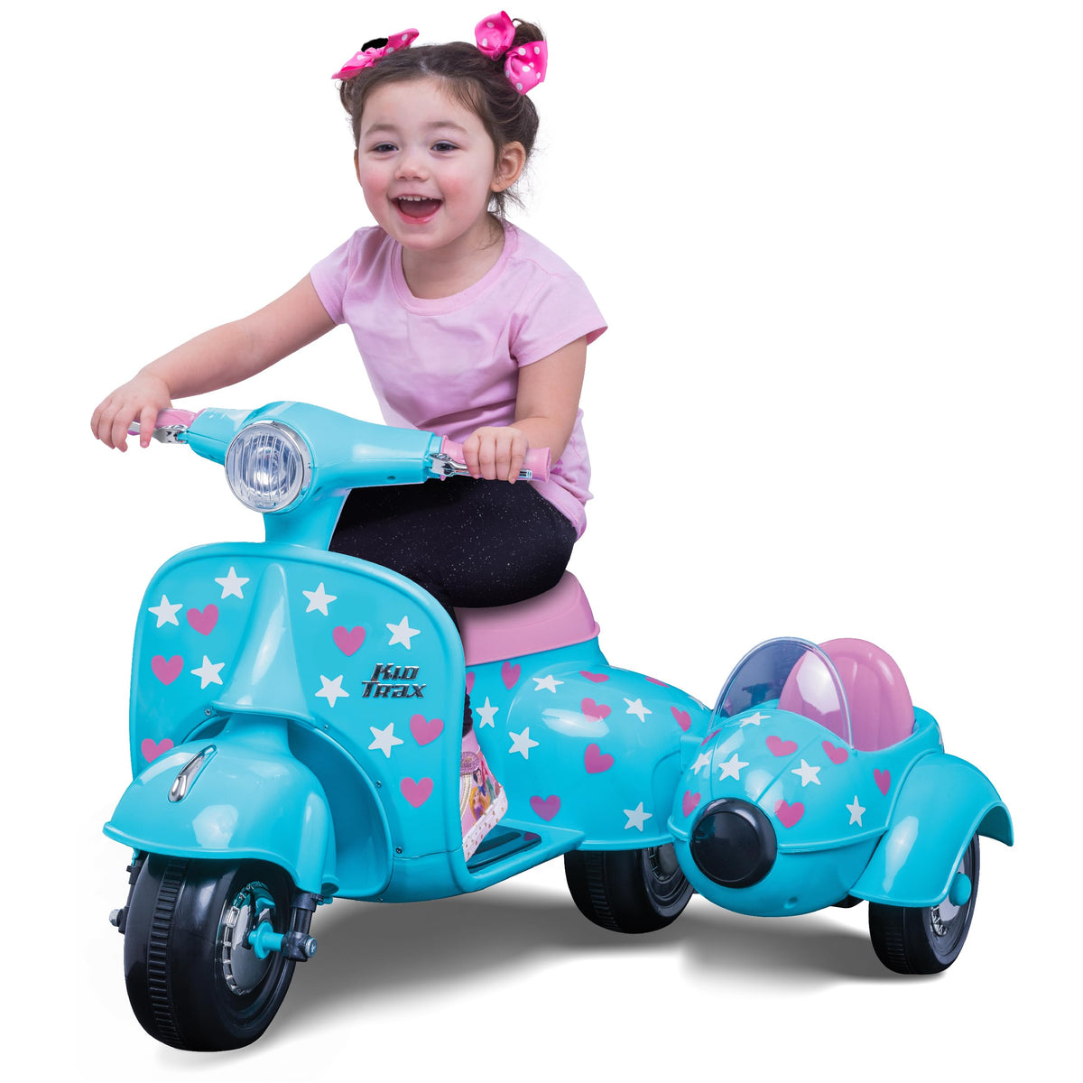 Kid Trax Toddler Disney Minnie Mouse Quad Ride-On, Kids 18-30 Months, 6V Battery and Charger Included, Max Weight 45 lbs, Hot Pink