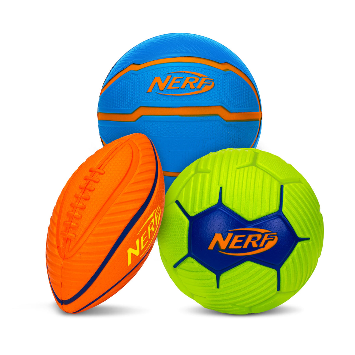 Nerf Mini Foam Sports Ball Set - 3 Pack