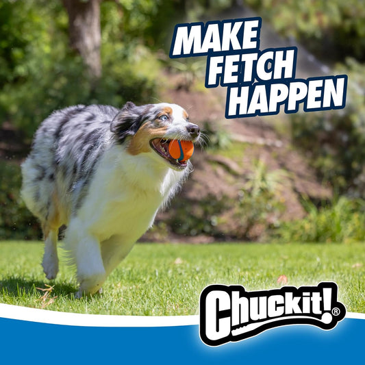 Chuckit! Ultra and Rugged Dog Balls, High-Bounce Fetch, Medium, Set of 3