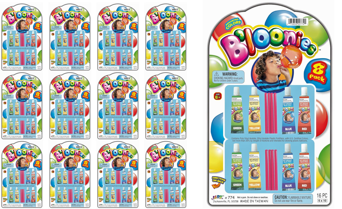 JA-RU Bloonies Elastic Bubble Balloon Variety (1 Pack) 774-1A