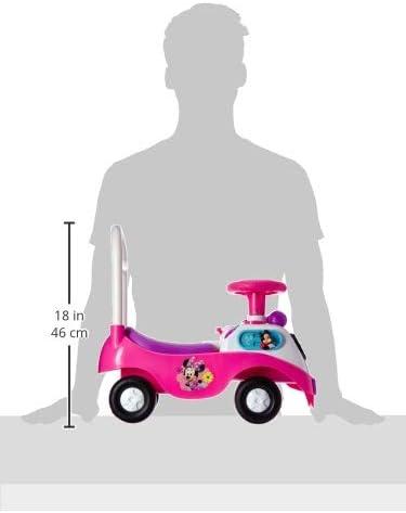 Kiddieland Disney Minnie Mouse My First Activity Ride-On, Toddler Push Car
