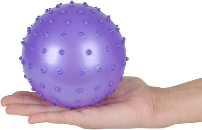 Bedwina 7-Inch Knobby Sensory Balls, Spiky Massage Stress Balls