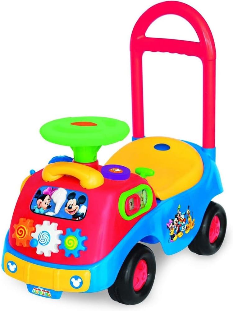Kiddieland Mickey & Friends Activity Ride-On Car with Lights & Sounds