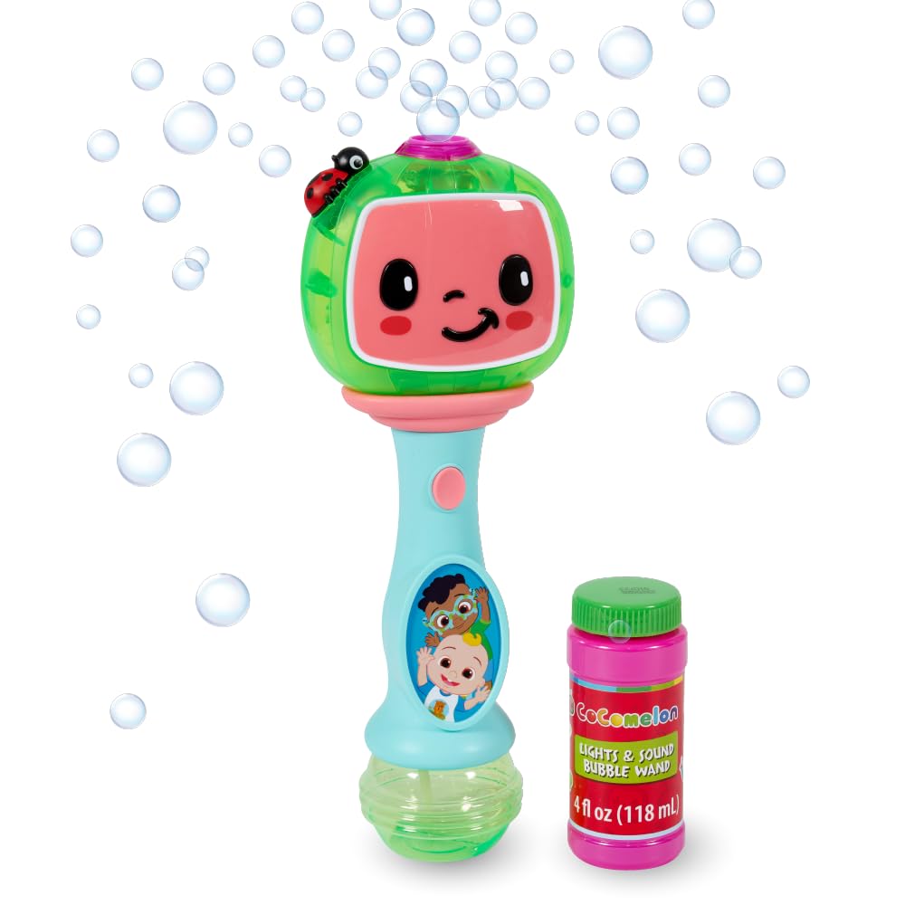 Little Kids Disney Minnie Mouse Light and Sound Musical Bubble Wand, Includes Bubble Solution, Multi (2051)