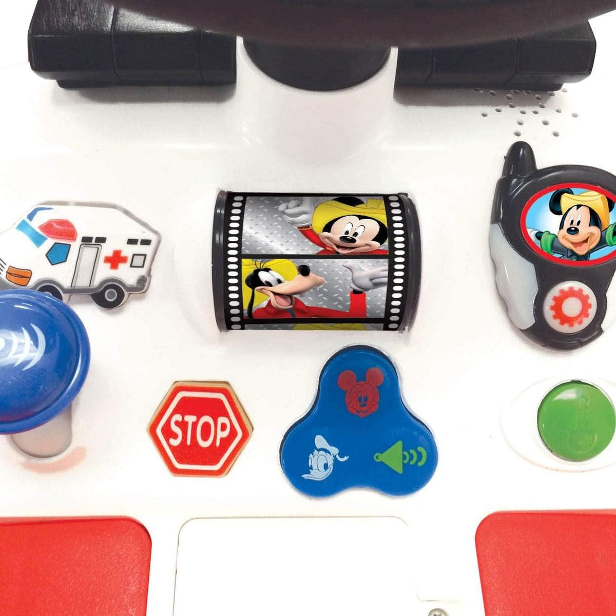 Kiddieland Disney Mickey Mouse Activity Fire Truck Ride-On, Push Car