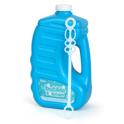 Darice 2 Pack 128oz Bubble Solution Refill for Bubble Machines & Blowers - Easter, Weddings, Birthdays, Outdoor - 4 Big Bubble Wands Included - Non-Toxic Safe for Toddlers & Kids, Colors May Vary