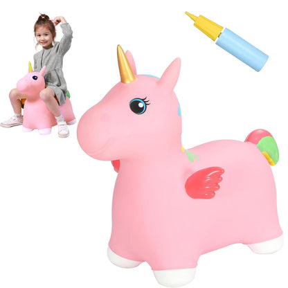 INPANY Bouncy Horse, Dinosaur Hopper Toys for 2-5 Boys, Gifts Toy for Kid