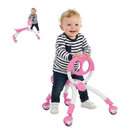 YBIKE Pewi Walking Ride On Toy - from Baby Walker to Toddler Ride On for Ages 9 Months to 3 Years Old, YPIW3, Blue