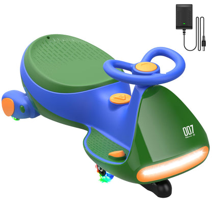 FanttikRide N7 Pro Electric Wiggle Car, Flashing Wheels, for Ages 3+, Blue