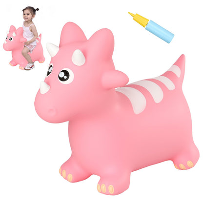 INPANY Bouncy Horse, Dinosaur Hopper Toys for 2-5 Boys, Gifts Toy for Kid