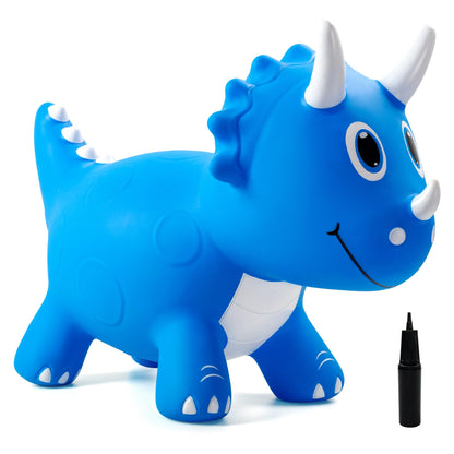 EVERICH TOY Dinosaur Bouncy Animal Hopper, Ride-on Toys for Kids 18M+