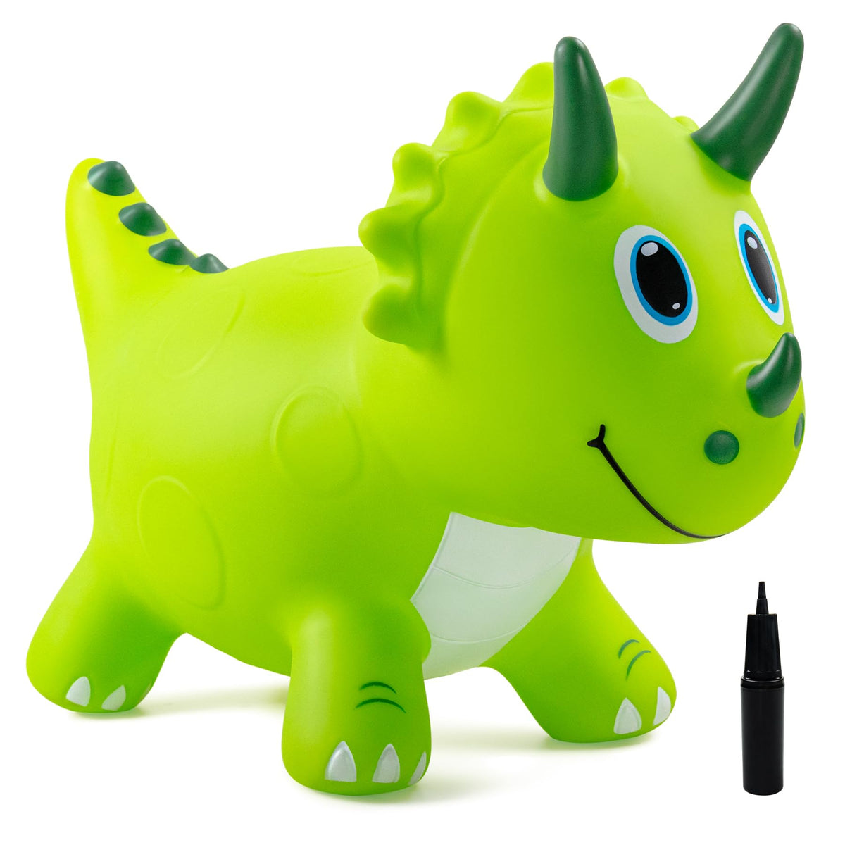 EVERICH TOY Dinosaur Bouncy Animal Hopper, Ride-on Toys for Kids 18M+