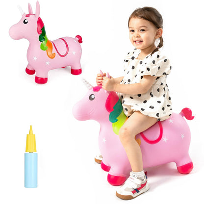 INPANY Bouncy Horse, Dinosaur Hopper Toys for 2-5 Boys, Gifts Toy for Kid