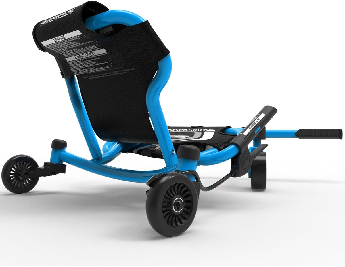 Ezyroller Drifter X Ride On Toy Ages 4-12+ Ideal Weight 40-110 lbs, Blue
