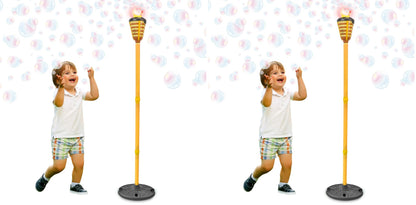 Maxx Bubbles Tiki Torch Bubbler - Bubble Machine - for Kids, Teens