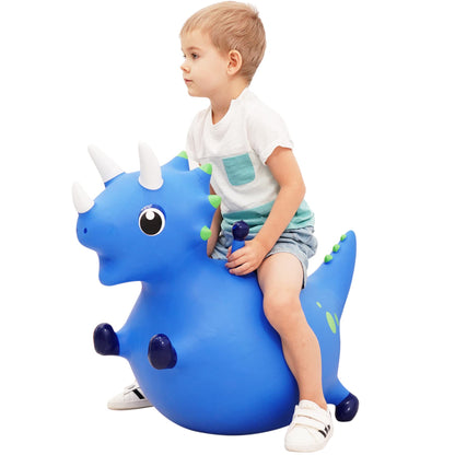 ZOOJOY Inflatable Horse Hopping Toy, Ride-on Bouncy Animal for Toddler 18M+
