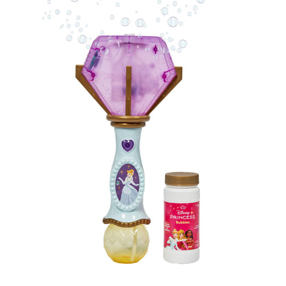 Little Kids Disney Minnie Mouse Light and Sound Musical Bubble Wand, Includes Bubble Solution, Multi (2051)