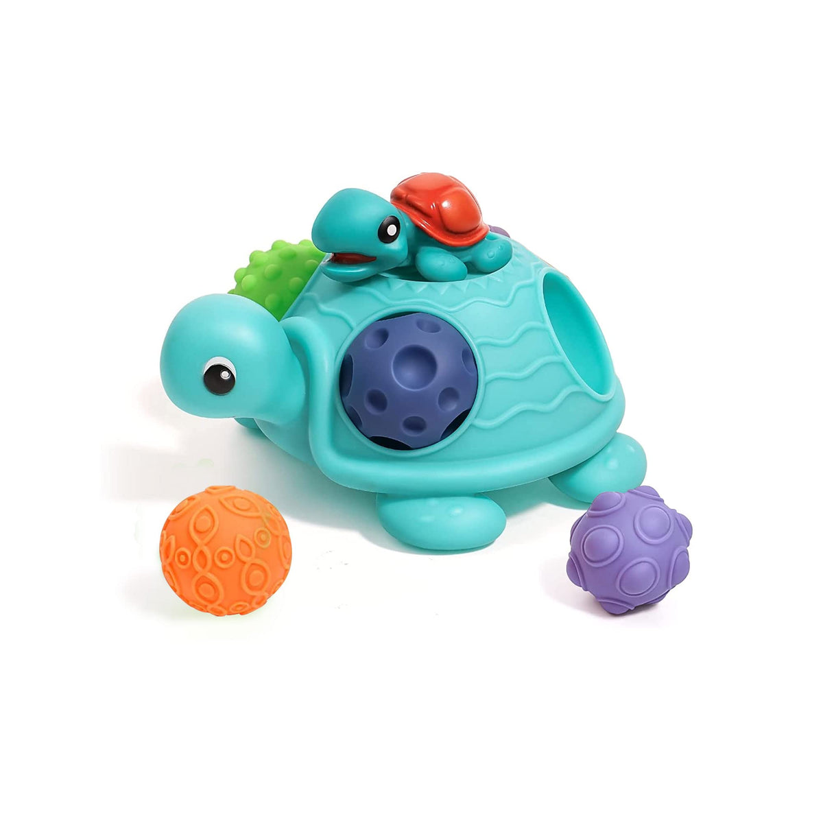Baby Textured Multi Sensory Toys Massage Ball Gift Set BPA Free for Toddlers 1-3 Soft Balls Montessori Infant Baby Toys 6 to 12 Months 6 Pack