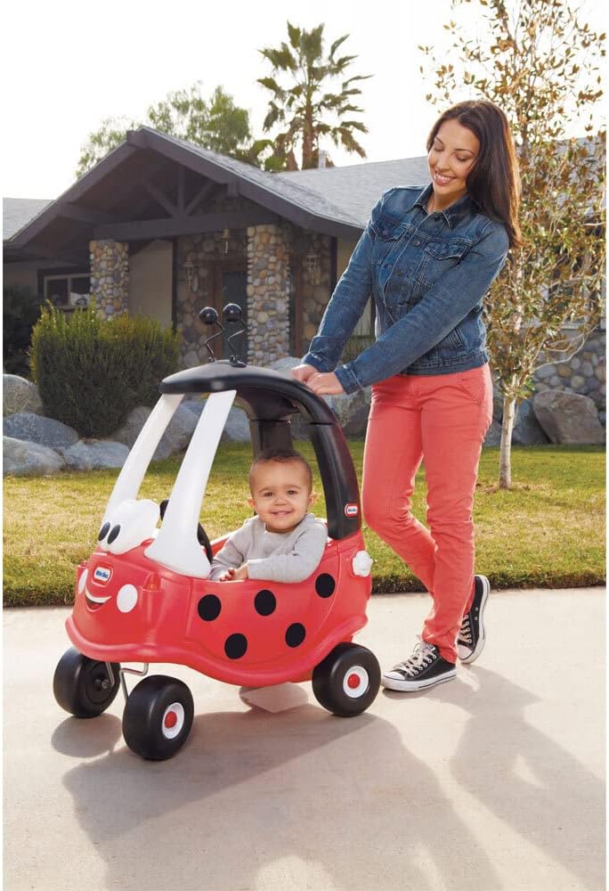 Little Tikes Ladybug Cozy Coupe Ride-On Car - Amazon Exclusive (Multi color), 91cmx75cmx42cm
