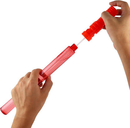 Big Bubble Wand Set, 14 Count 7 Color Outdoor Party Favor Summer Yard Game