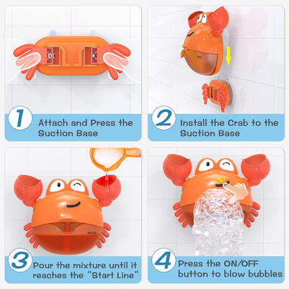 Bath Toy, Crab Bath Bubble Maker