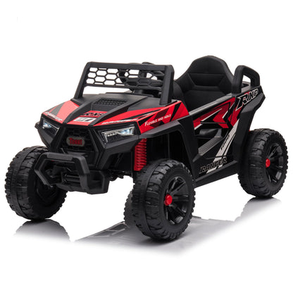 TOBBI 12V Kids Electric Car, Ride On Toy Truck to Drive for Aged 3-6-Blue