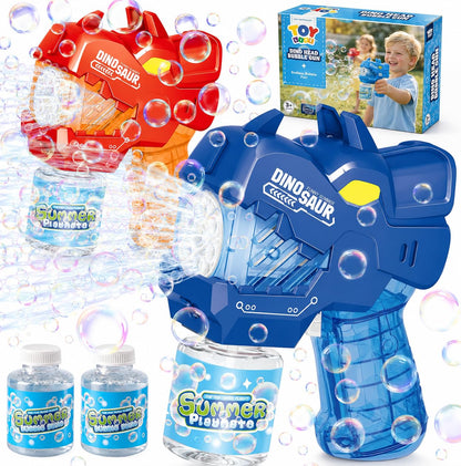 TOY Life 3-Pack Automatic Bubble Gun Blaster for Kids Outdoor Play