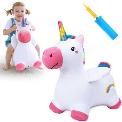 Bouncy Pals Toddler Dinosaur Hopper Toy, Kids Outdoor Ride on Bounce Animal