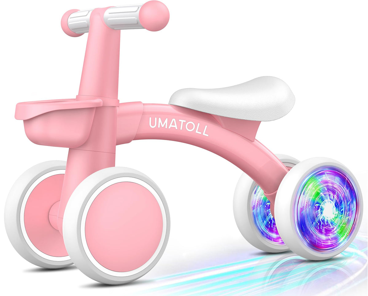 Umatoll Baby Balance Bike Toy for 1 Year Old Boy Girl, First Birthday Gift