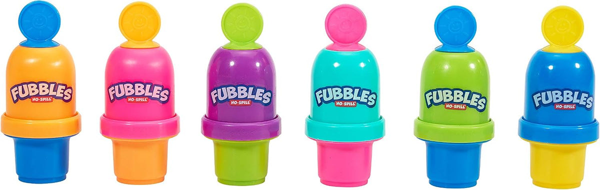 Little Kids Fubbles No-Spill Mini Bubble Tumbler (3 Pack), Multi (99630)