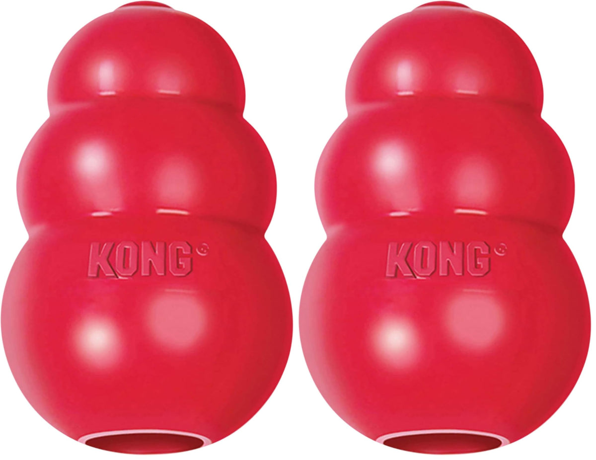 KONG Classic Stuffable Dog Toy, Natural Rubber Chew, for Large Dogs