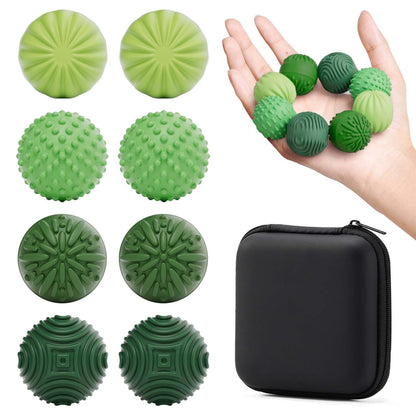 Silicone Magnetic Balls Fidget Toys for Adults & Teens,4PCS Stress Relief Sensory Toys for Autism ADHD Anxiety,Fun Textures Gadgets,Office Desk Toy,Stocking Stuffers for Men Women Teen Gifts