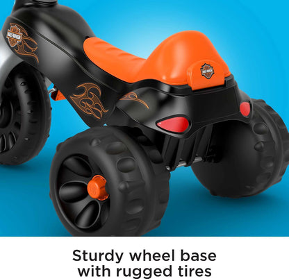 Fisher-Price Harley-Davidson Tough Trike Toddler Toy, Max 55 lb