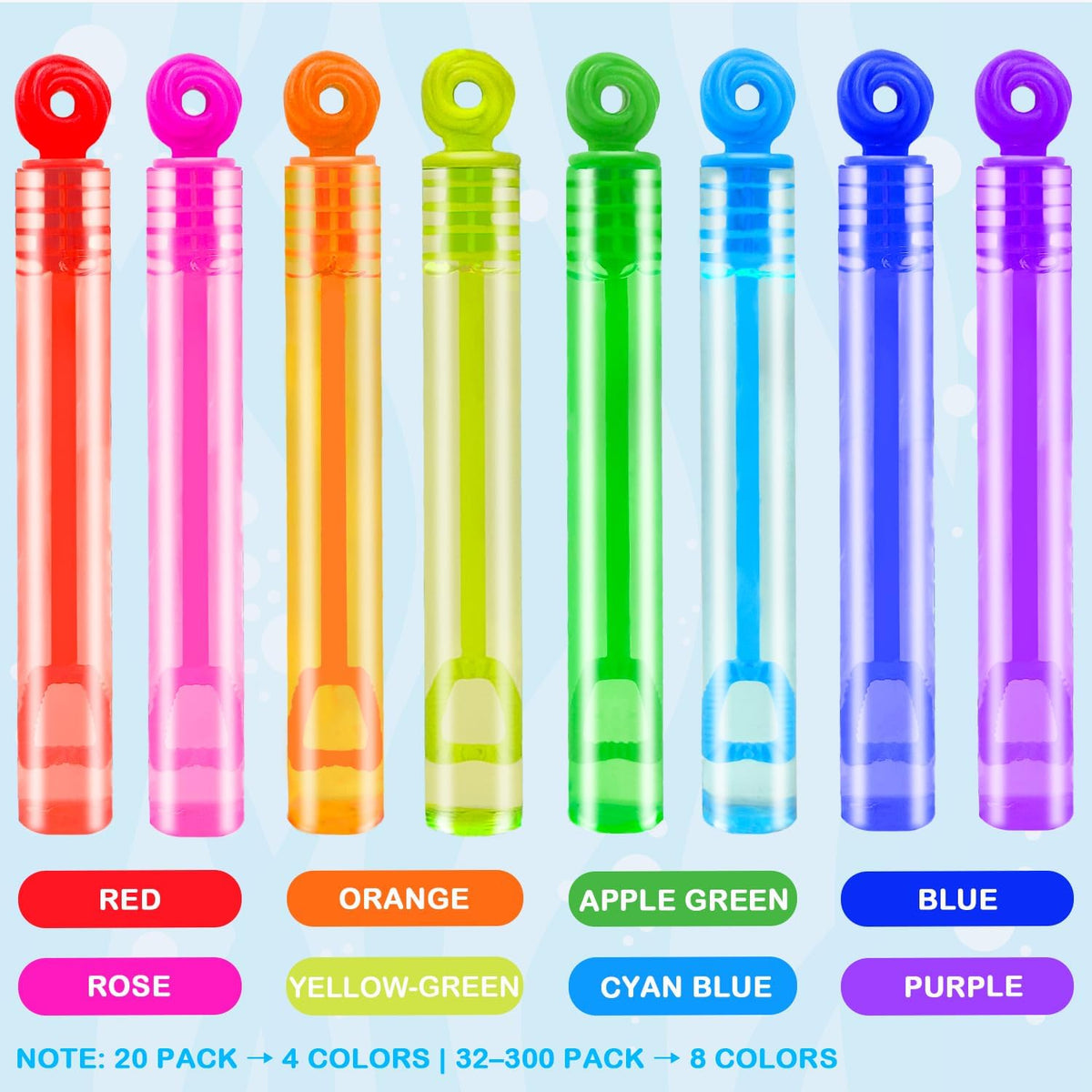 Party Goodie Bag Stuffer Fillers for Kids Toddler-32 Pack Mini Bubble Wands