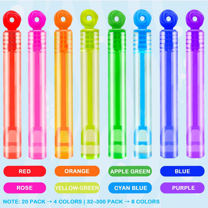 Party Goodie Bag Stuffer Fillers for Kids Toddler-32 Pack Mini Bubble Wands