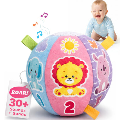 Move2Play, Interactive Baby Ball with 30+ Sounds & Songs | Toys for 1 Year Old Boys & Girls | Baby Toys 6-12+ Months | Musical Crawling Ball for Toddlers 1-3 | 1st Birthday Gift
