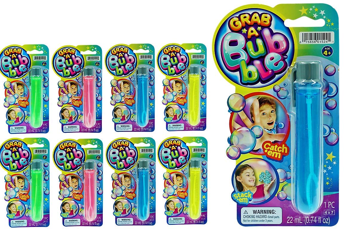 JA-RU Grab a Bubble Touchable Mini Bubble Wands (6 Pk) 1524-6