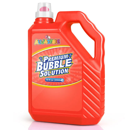Bubble Solution Refill - 70 OZ Non-Toxic Pre-Mix Refill for Bubble Machine