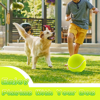 Banfeng Dog Tennis Ball, 9.5" Giant Sport Gift Toy Herding Ball for Dogs