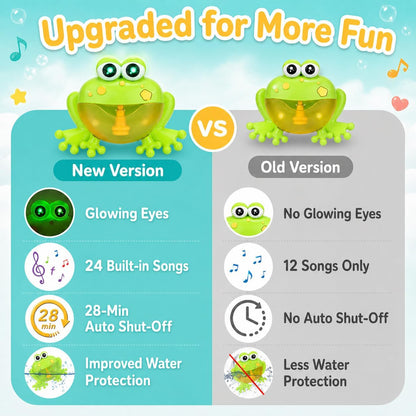 Frog Musical Bath Bubble Machine for Toddlers