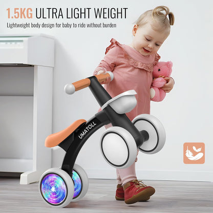 Umatoll Baby Balance Bike Toy for 1 Year Old Boy Girl, First Birthday Gift