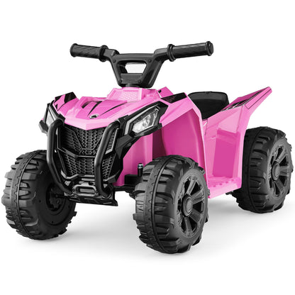 Best Choice Products 6V Kids Ride On Toy, 4-Wheeler Quad ATV Play Car w/ 1.8MPH Max Speed, Treaded Tires, Rubber Handles, Push-Button Accelerator - White