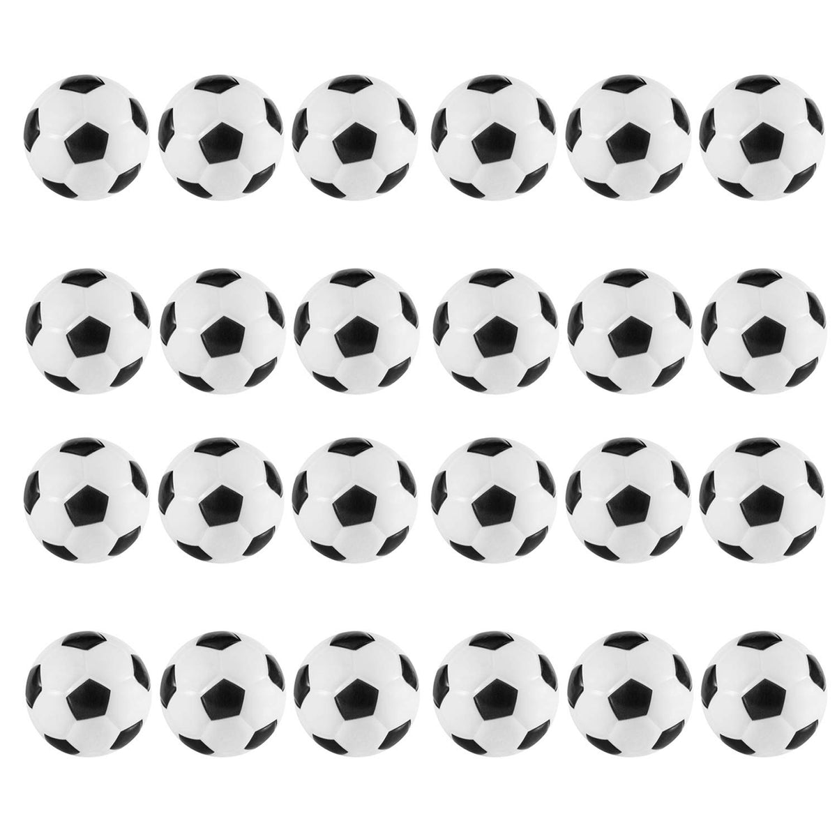Super Z Outlet Mini Foam Sports Balls 24 Pack for Kids Adults Mini Baseball Football Basketball Soccer Stress Toy Game Party Decoration
