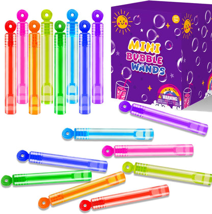 Party Goodie Bag Stuffer Fillers for Kids Toddler-32 Pack Mini Bubble Wands