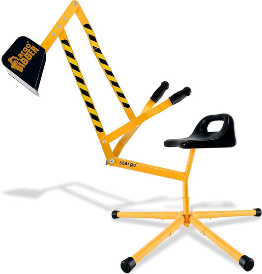 stargo - Steel Kids Excavator Ride on Toy Sand Digger for Kids rotates 360