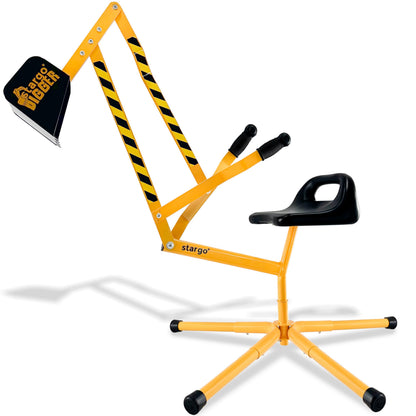 stargo - Steel Kids Excavator Ride on Toy Sand Digger for Kids rotates 360